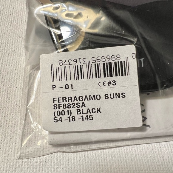 NEW Salvatore Ferragamo Semi Black Cat Eye Sunglasses SF882SA with Box